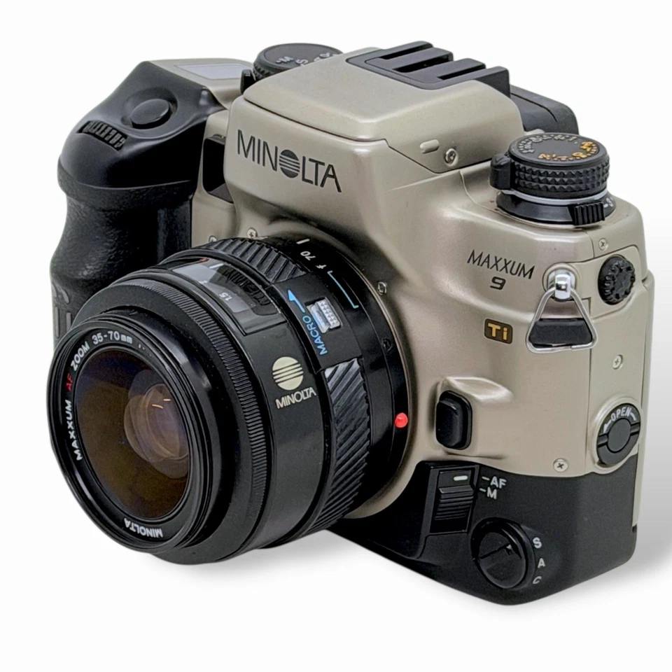 [MINT] Film Tested Minolta Maxxum Dynax Alpha 9 α-9 a-9 Ti 35mm Camera USA Read - Image 3 of 4