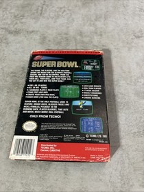 1991 Tecmo Super Bowl Video Game For NES - CIB With Cartridge Sleeve Instruction