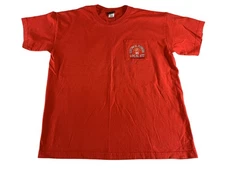 Electrical Workers Local 477 Shirt Mens XL Red Pocket Union Tee Made USA Cotton