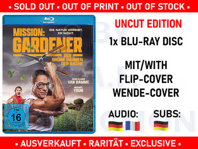 JCVD Van Damme THE GARDENER aka LE JARDINIER Uncut Edition BD Blu-ray Amaray RAR