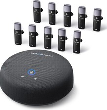 USB Conference Speaker Mic 10 AI Mics 360 Voice Pickup