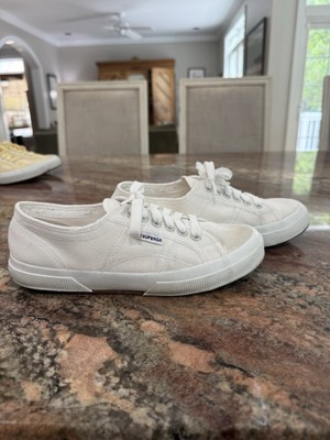Superga White 2750 Cotu Classic Sneaker Shoes 41 Women's sz 8.5 Men's 7 Lace-Up
