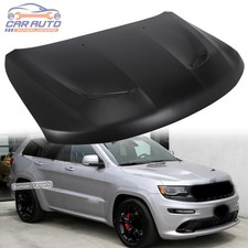 Front Hood Panel Aluminum For 2011- 2021 Jeep Grand Cherokee Srt Style W Scoops Front Hood Panel Aluminum For 2011- 2021 Jeep Grand Cherokee Srt Style W Scoops