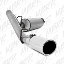 MBRP Exhaust System Single Side AL for Jeep Wrangler TJ 2.5L 4.0L 00-06 S5500AL