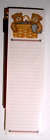 Longaberger Village Press Magnetic List Memo Note Pad &Pencil Bear Basket Sealed