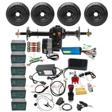 30''-40'' Rear Axle Kits 72V 1000W 1500W Differential Motor for Four Wheeler ATV