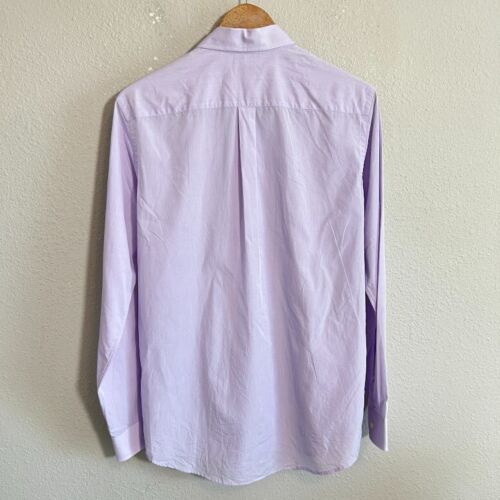 UNIQLO x Jil Sander +J Camicia Uomo con Bottoni M Viola Lavanda Manica Lunga - Foto 3 di 7