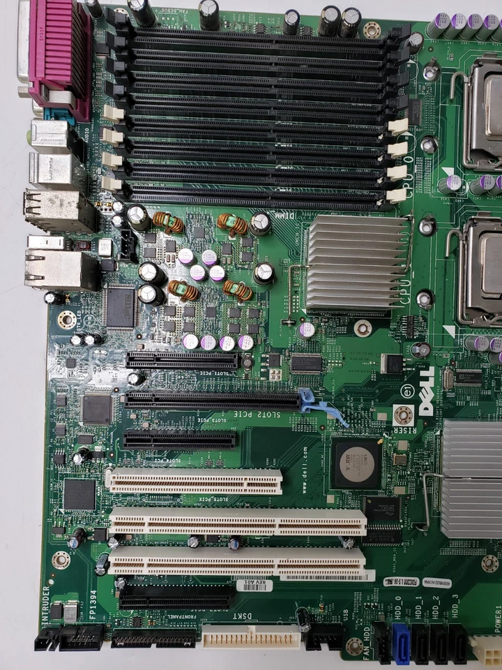 DELL FOXCONN L S-36 SERVER MOTHERBOARD W/ Intel Xeon X5 CPUs No IO Shield - Image 4 of 4