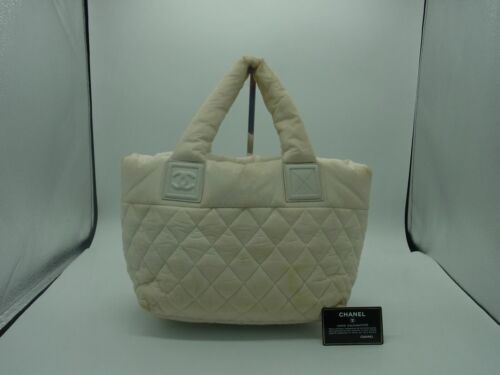 Auth DQ05 Chanel Coco Cocoon Handbag Handle Material Deterioration from Japan - Picture 2 of 24