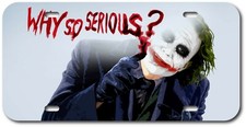 Joker Batman Darknight Plastic License Plate Front Auto Usa Made Car Truck Joker Batman Darknight Plastic License Plate Front Auto Usa Made Car Truck