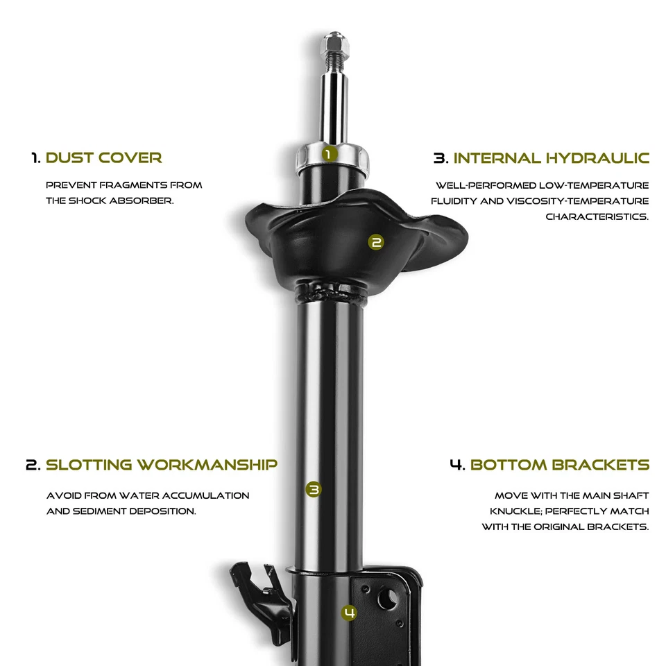 2x Shock Absorber for Suzuki Esteem 1995-2002 Rear Left & Right Side 4180160G20 - Image 3 of 4