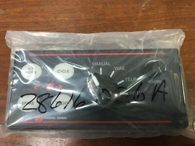 FEDERAL SIGNAL E-Q2B REPLACEMENT CONTROL HEAD #Z8616026A NEW
