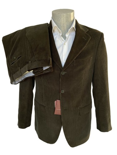 Abito uomo EFRELLE, tg 46 DROP 6 verde in Velluto a coste, sconto 70%. |  eBay