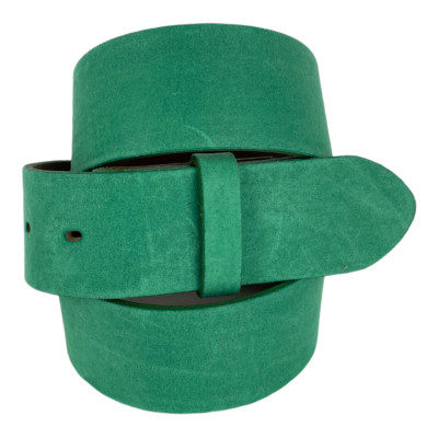 UmjuBELT Ledergürtel ''Caro Royal green'' - TW 90 cm