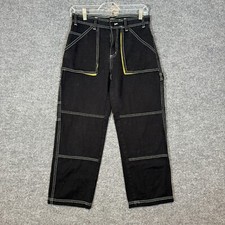 Urban Outfitters Pants Womens 26 Black BDG Carpenter Y2K Grunge Goth Skater