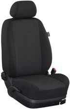 Ford Transit Custom ab 2012 Maß Sitzbezüge KOMPLETT 5-Sitze: Karo/grau/schwarz