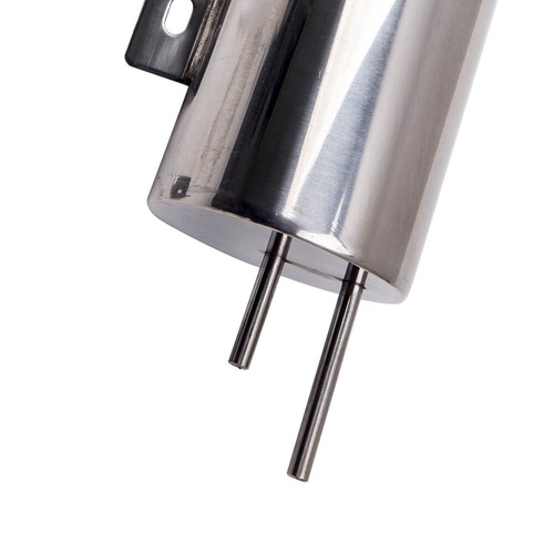 3" X 9" Stainless Steel 32OZ Radiator Coolant Over Flow Puke Oil Catch Tank Can - Foto 10 di 10