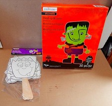 Halloween Foam Activity Kit  Paper Stick Puppets Creatology4 10"x8" Monster 40A