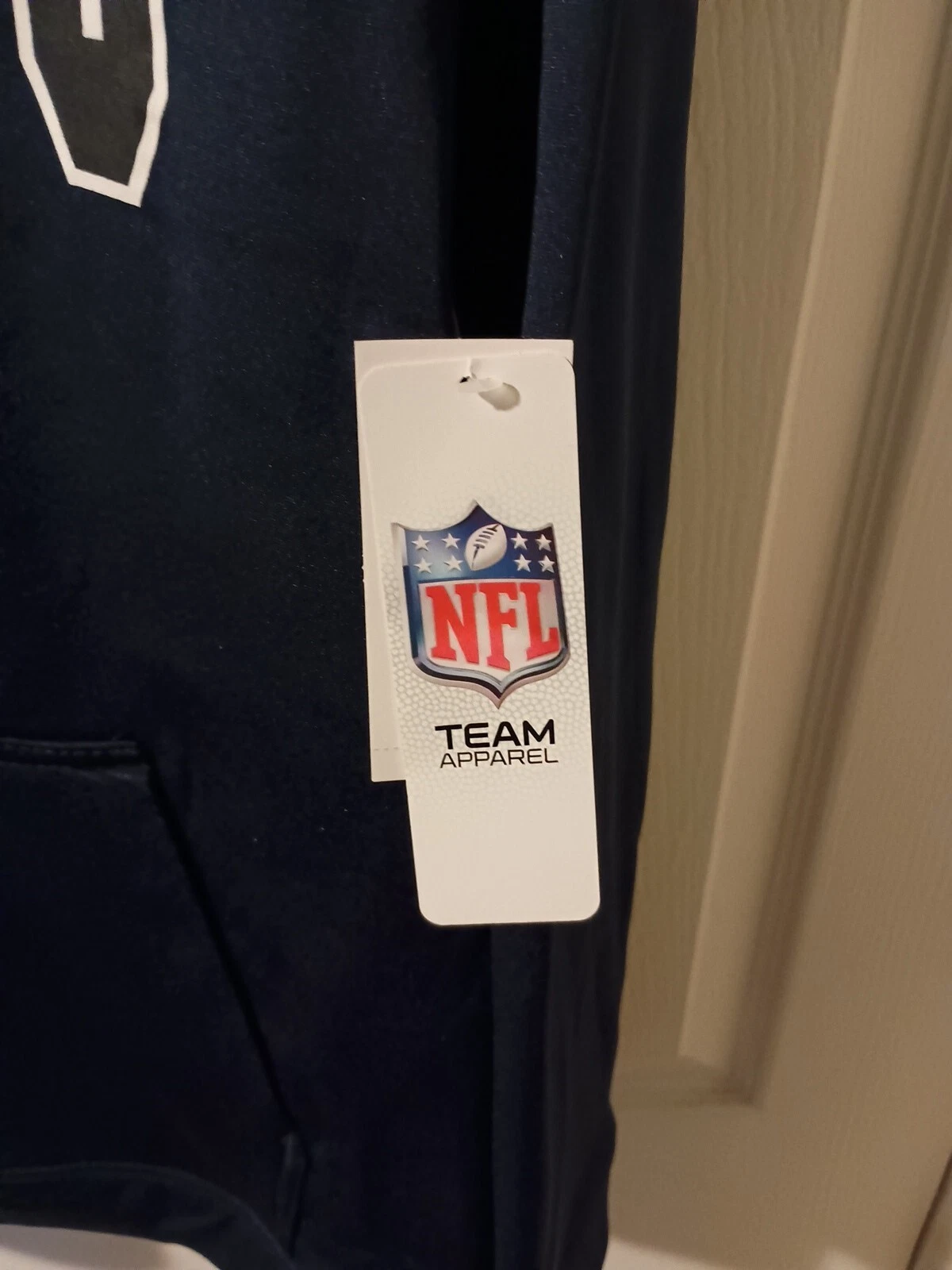 VETEMENTS Felpa con cappuccio pullover ragazzo XL extra large 14 16 New England Patriots nuova con etichetta