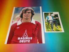 Norbert Janzon FC Bayern Munich signed autograph 20x26 photo + postcard