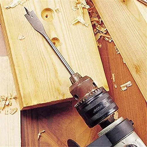 Flat Wood Drill Bits (6-38mm) Walleted Spade Quality Holesaw Machine Bit - Picture 10 of 42