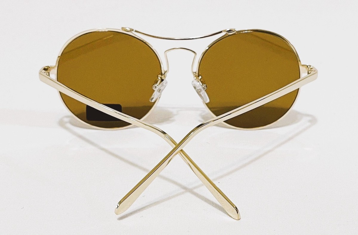 Giselle Sunglasses Round Circle Fashion Flat Lens Thin Metal  display picture 1