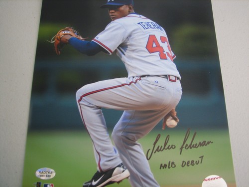 Julio Teheran Autographed Signed 8X10 Photo - Radtke - Picture 4 of 4