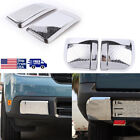 Chrome Exterior Front & Rear Bumper Corner Panel Trim For Ford Maverick 2022-23