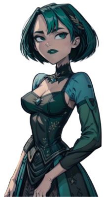 Gwen Total Drama Waifu Weatherproof Anime Sticker 6