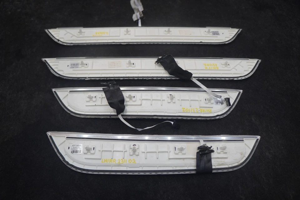 *Set Door Sill Scuff Plate Trim Cover Panel 51778747265 OEM BMW 840i G16 2022 - Image 3 of 4