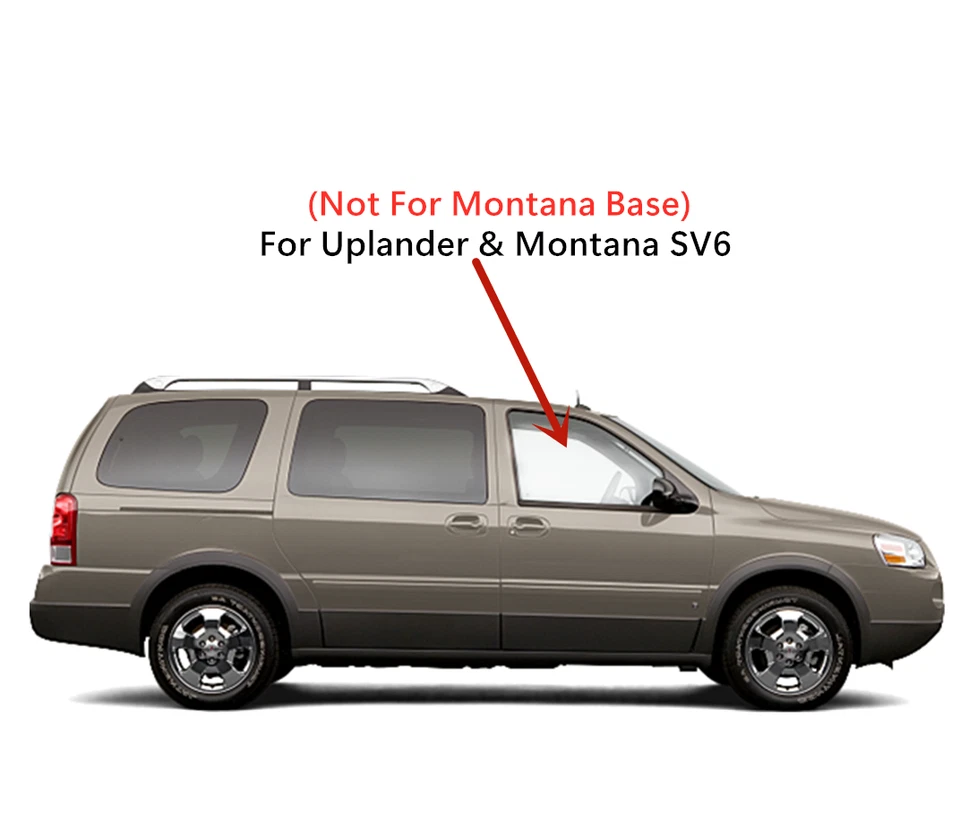 Fits Chevy Uplander,Pontiac Montana SV6 Passenger Right Front Door Glass Window Foto 2 de 4