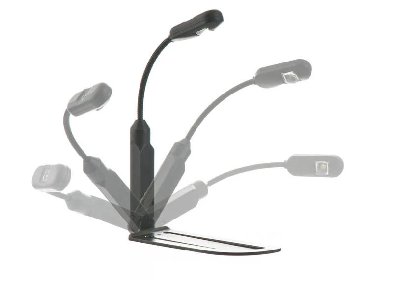 Упаковка из 2 светодиодных ламп для чтения книг с гибким зажимом для чтения сделано в США - Изображение 2 из 4