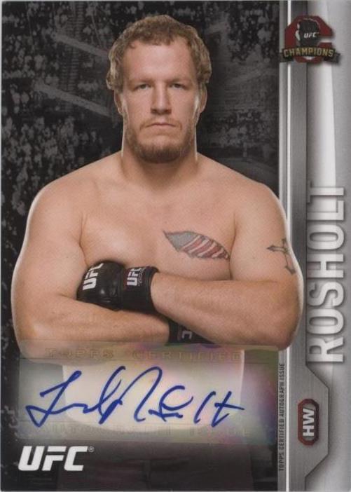 2015 Topps UFC Champions - Jared Rosholt #FA-JR - 1 of 1