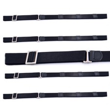 Men Near Shirt-Stay Non-slip Wrinkle Bandage Tuck Best Shirt Stays Black Belt