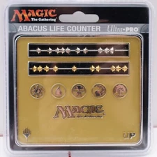 Life Counter: MtG: Gold Abacus Official Magic: The Gathering Large Counter NIP