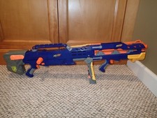 NERF N-Strike LongShot CS-6 Blue Yellow 2006 - Tested / Working