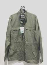 Magellan Women's Classic Fit Outwear Hybrid Cotton Jacket Top Green Size L 1717