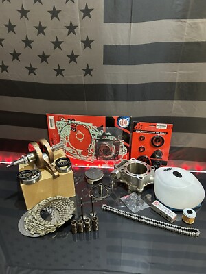 Honda CRF250X CRF 250X Complete Engine Motor Rebuild Kit + Transmission Bearings