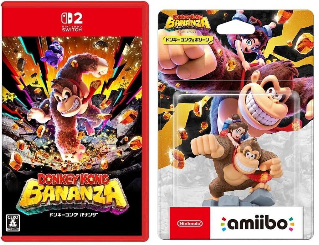 Nintendo Switch 2 Donkey Kong Bananza + amiibo Donkey Kong