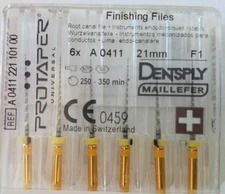 Dental Dentsply Rotary ProTaper Universal Engine NiTi Files 21 mm F1
