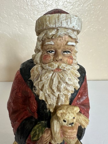 Old World Santa Claus Figurine With Toys - Very Detailed - 10” Tall - Picture 2 of 8