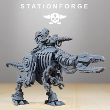 Scavenger Alpha Rider/TTRPG/Wargaming/Grim Dark/3DPrint/Station Forge