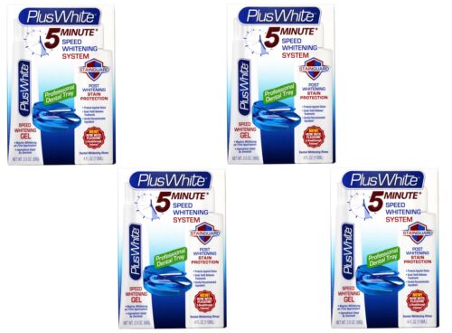 Plus White 5 Minute Speed Whitening System Teeth Whitening Gel and Rinse 4 Pack - 第 1/5 張圖片