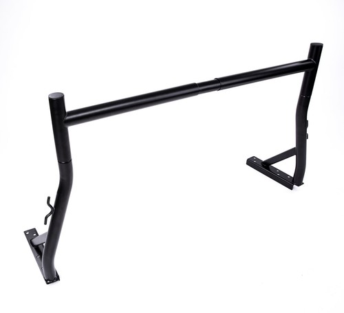 Model X35-A Universal Single Bar Pickup Truck Utility Ladder Rack Matte - Picture 2 of 4