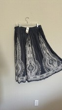 Philosophy Republic Clothing Skirt Size L NWT Color Blue And White