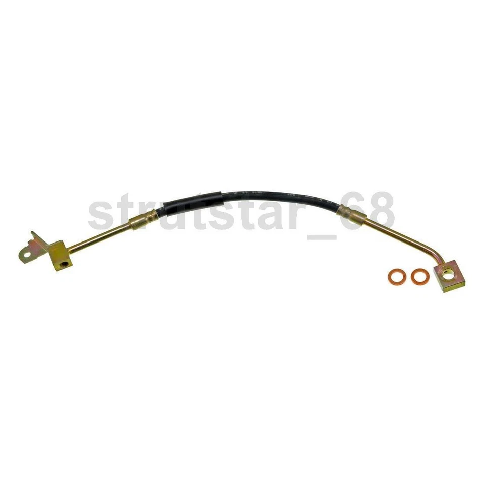 2 Front Brake Line Brake Hose Fits 2000 Plymouth Breeze 1995 Chrysler Cirrus - Image 4 of 4