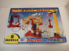 fischer technik: Basic Mechanics 8 Models set: Used and complete