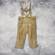 Authentic Vintage Lederhosen Traditional Bavarian Leather Pants 48 (32)