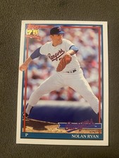 2026 Topps Series 1 Nolan Ryan 1991 Throwback Insert #T91-97 Texas Rangers
