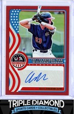 2025 Panini Stars & Stripes USA Alex Harrington Autograph Auto Red #76/99 F826